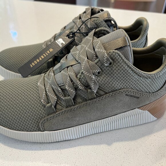 Sorel Out N About Plus Waterproof Sneaker, Sage (NEW IN BOX) - Picture 1 of 6